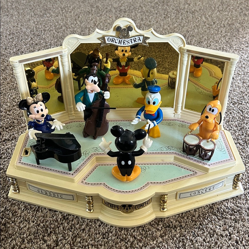 Disney Musical Orchestra Figurine Set - Black, Blue, Yellow